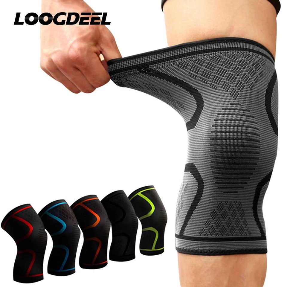 1PCS Fitness Running Cycling Knee Support Braces Elastic Nylon Sport Compression Knee