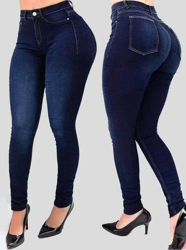 Jeans denim high waist