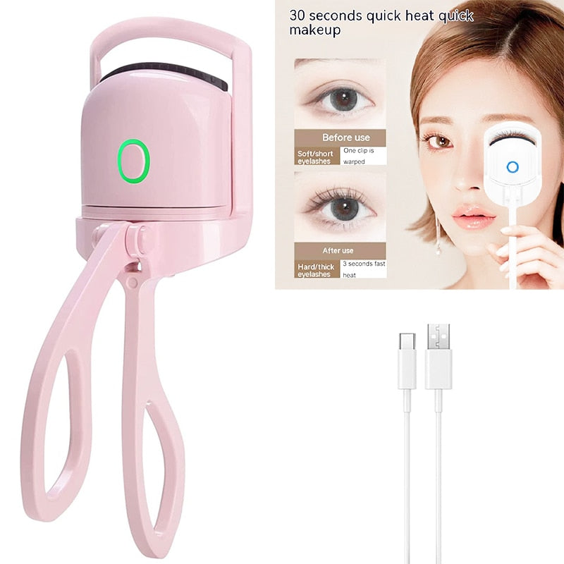 Eyelash Curler Portable Electric Heated Comb Eye Lash