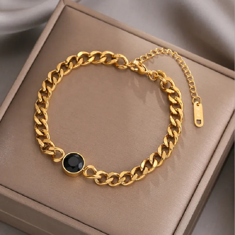 Link Chain Bangle Bracelet