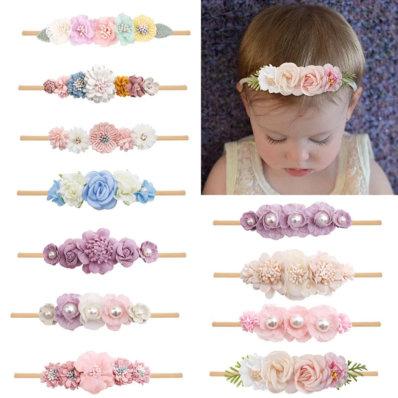 Baby Girl Headband Cute Baby Elastic Hair Band Newborn