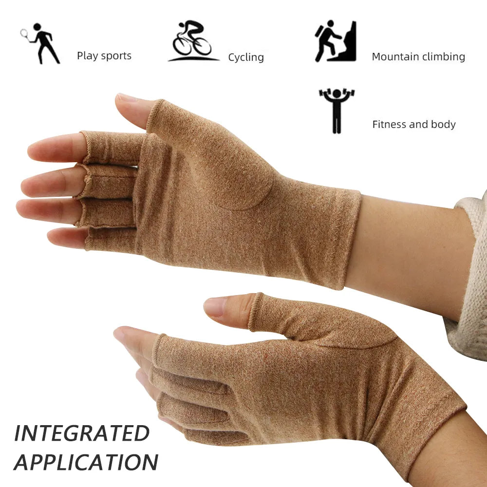 1 Pairs Arthritis Gloves Touch Screen Gloves Anti Arthritis Therapy Compression