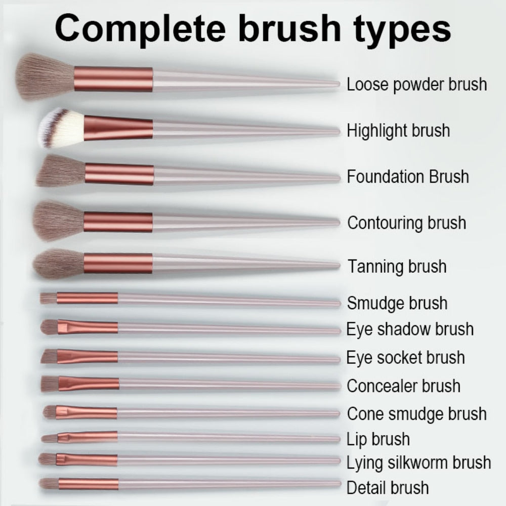 13Pcs Makeup Brush Set Make Up