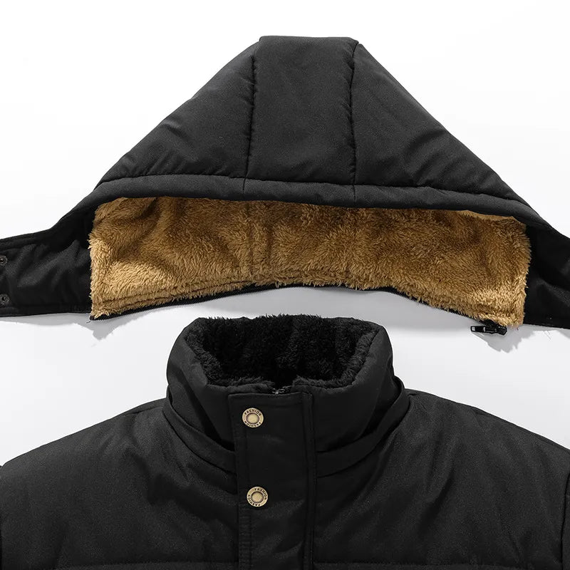 Winter Parka Fleece Lined Thick Warm