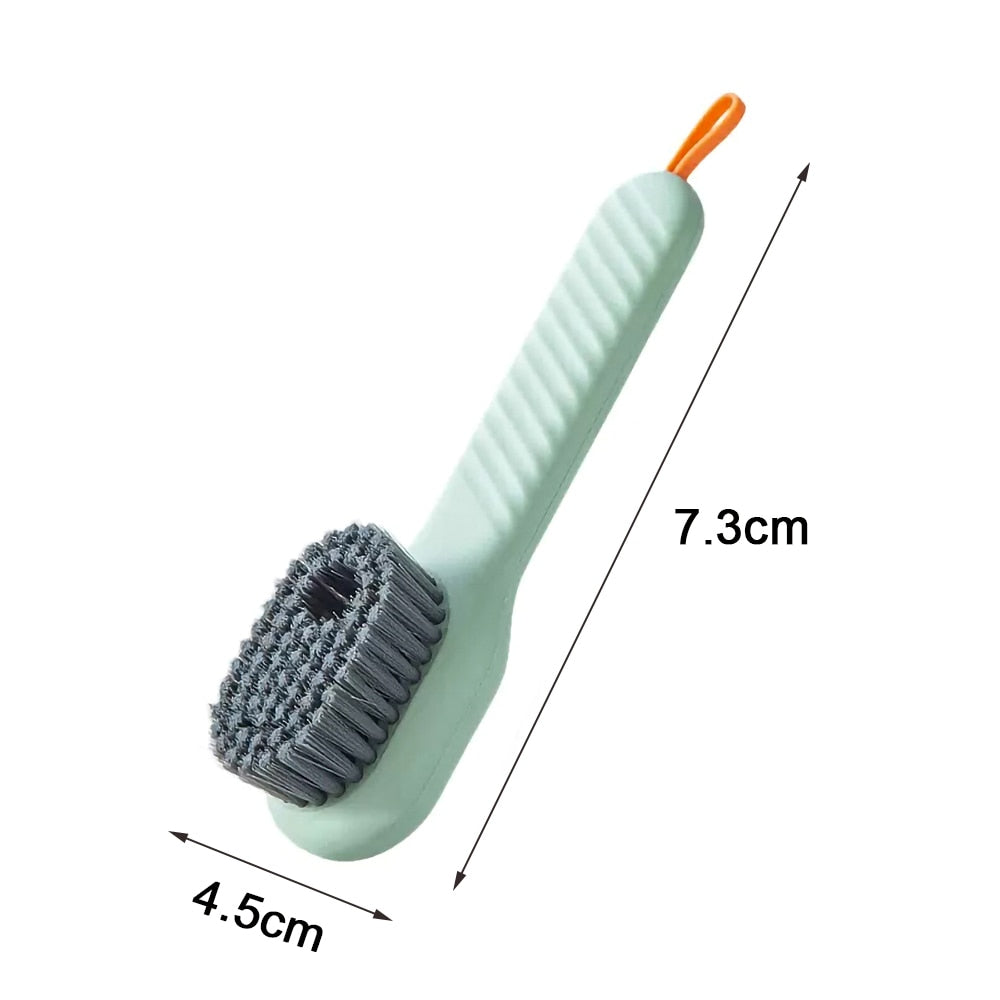 Multifunctional Shoe Brushes With Soap Dispenser Long Handle