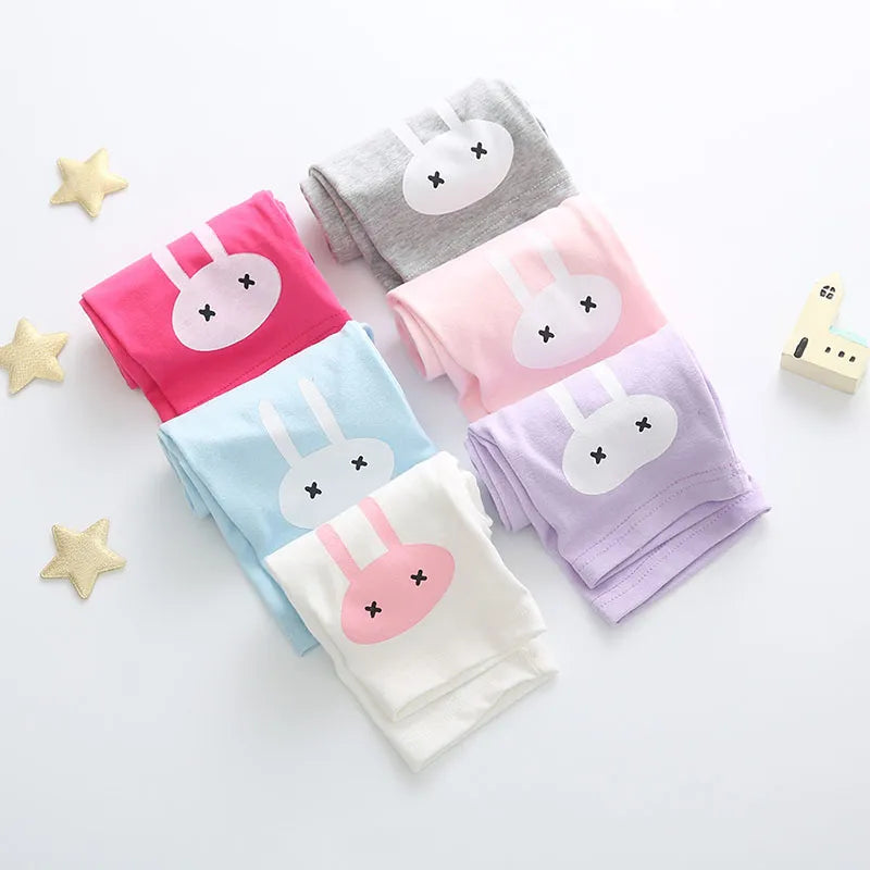 Summer Leggings Rabbit Kids - Elastic Cotton