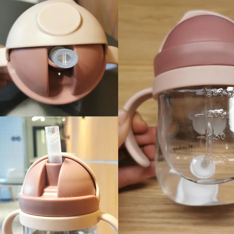 Children Cartoon Animal School Drinking Water