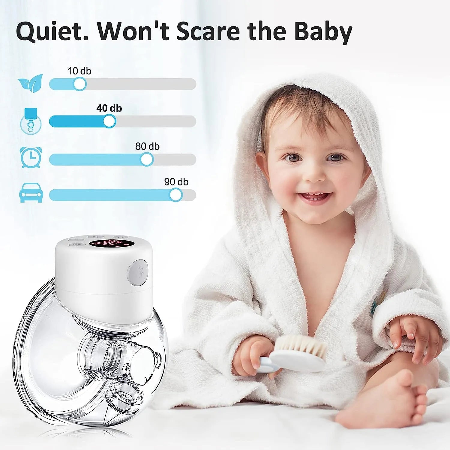 Hands Free Electric Breast Pumps Mother Milk Extractor