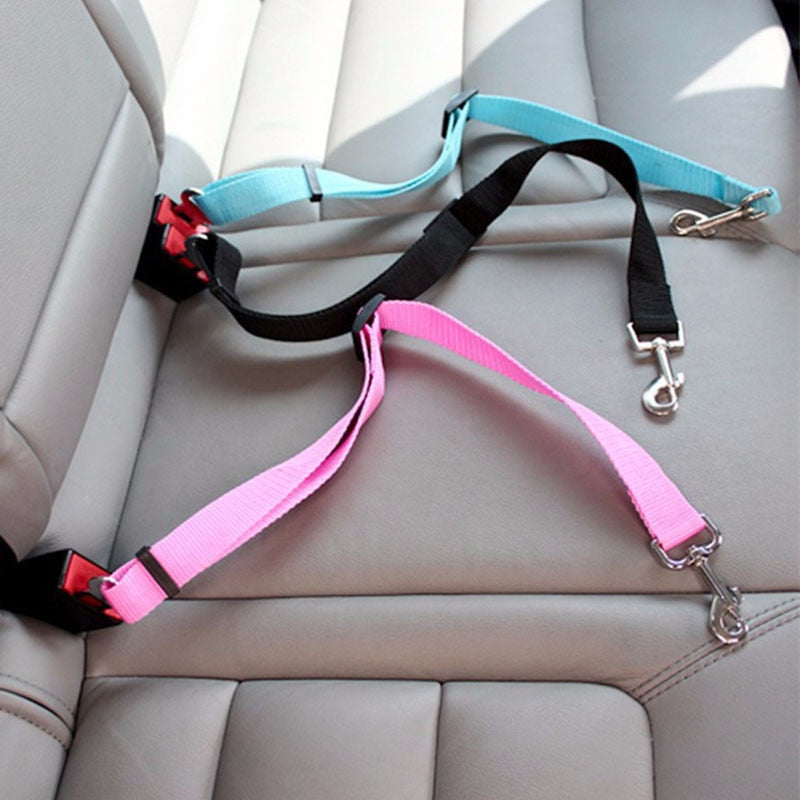 Adjustable Pet Cat Dog Car Seat  Belt Pet Seat Vehicle