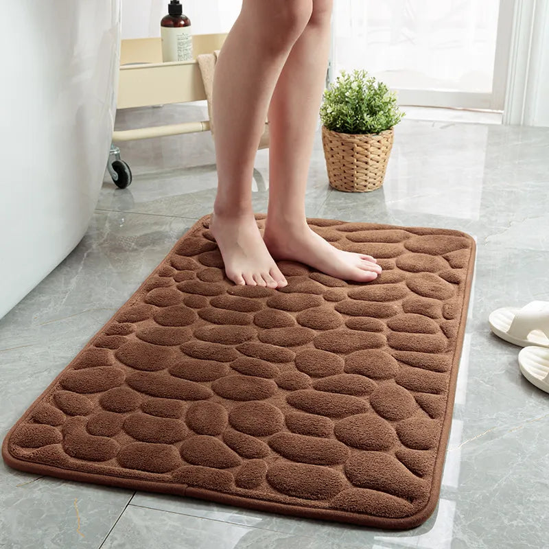 Embossed Bathroom Bath Mat