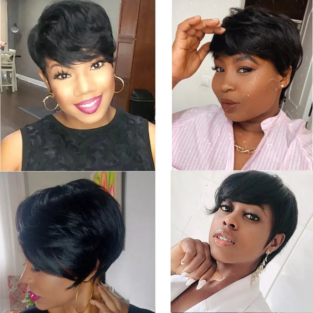 Short Human Hair Wigs