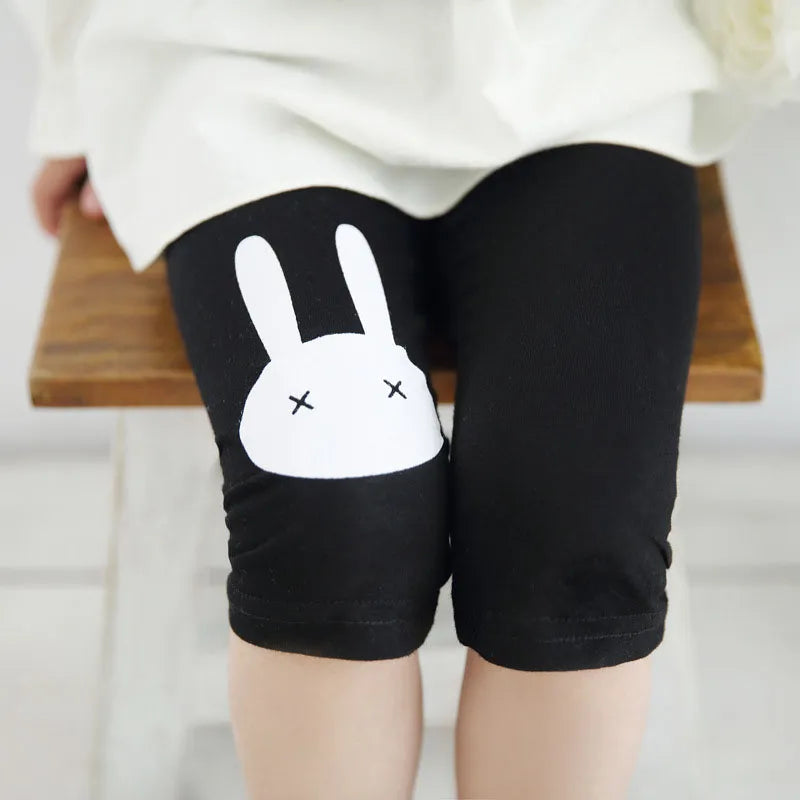 Summer Leggings Rabbit Kids - Elastic Cotton