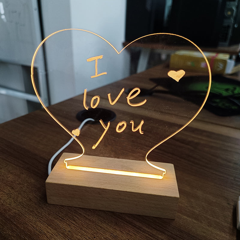 Creative Note Board Creative Led Night Light USB