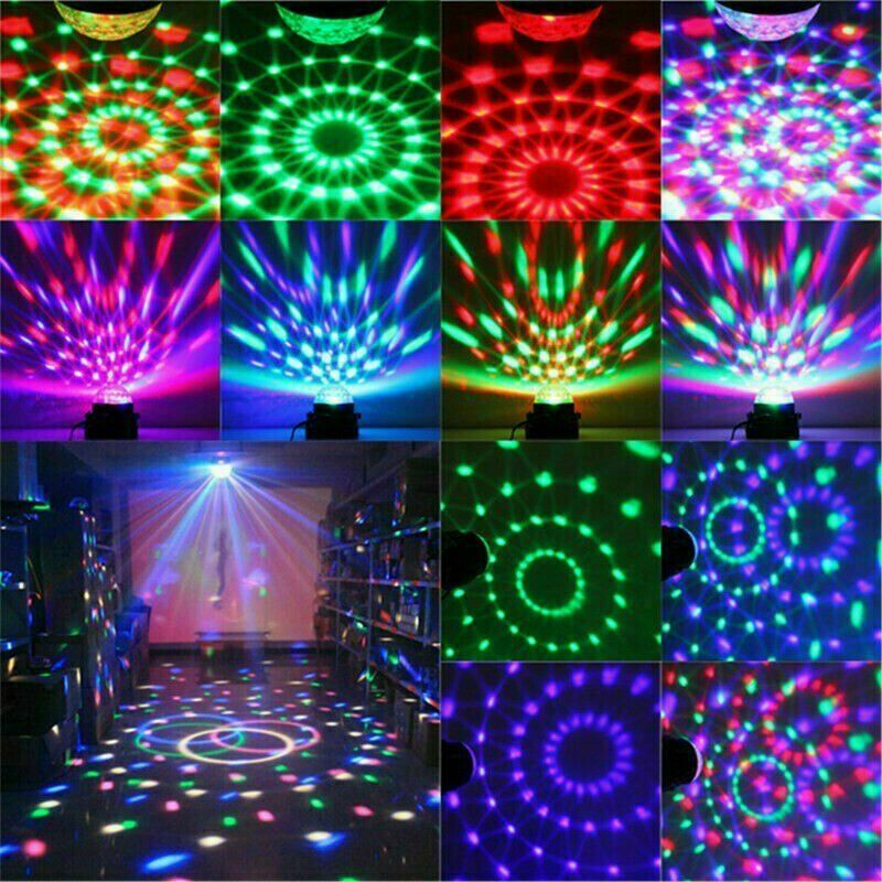 Disco Party Lights Strobe LED DJ Ball Sound Activated Bulb