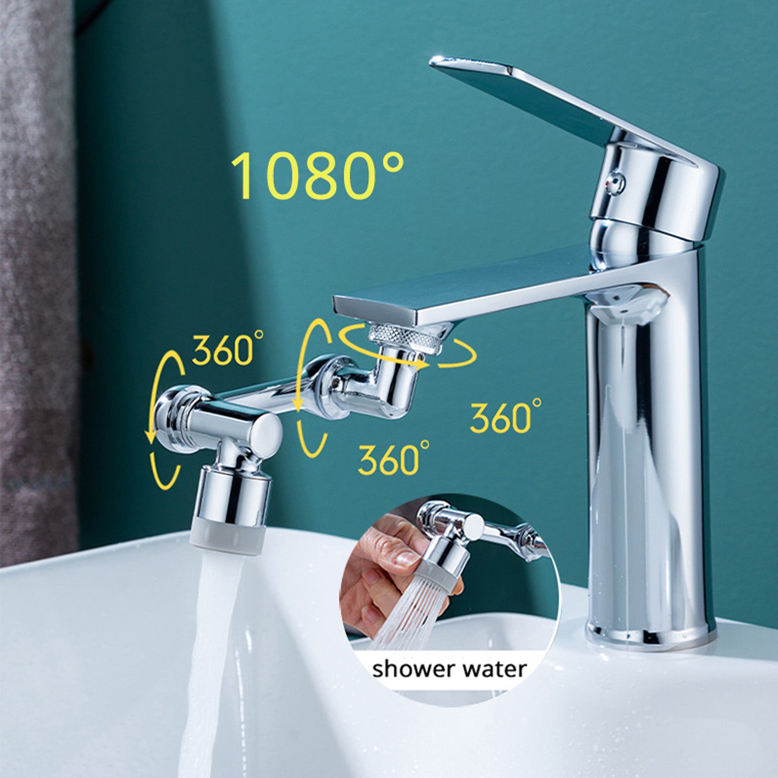 Swivel Faucet Aerator Multifunction Faucet Extender
